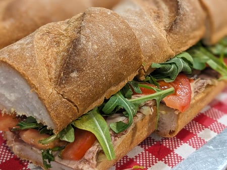 Roast Beef Gourmet Baguettes  | GF - Halal