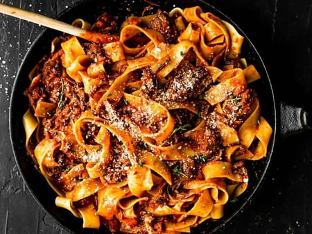 FROZEN DOWN FAVORITE - Slow Cooked Beef Ragu Pasta sauce