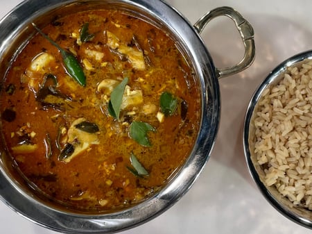 Fish & Lentil Curry w/Potatoes