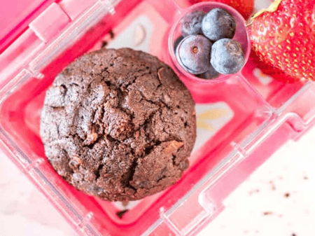 Chocolate Zucchini Muffins- dairy free