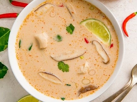 Thai Coconut Chicken Soup - SERVES 2