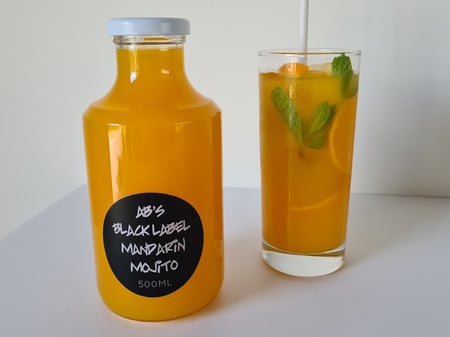 AB's black label mandarin mojito 500ml