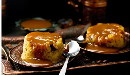 Sticky Date & Banana Pudding with Butterscotch Sauce
