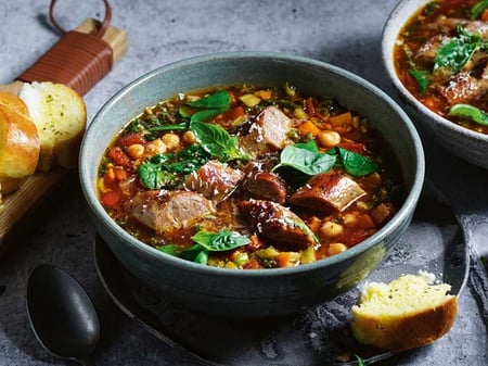 Sausage & vegetable Soup