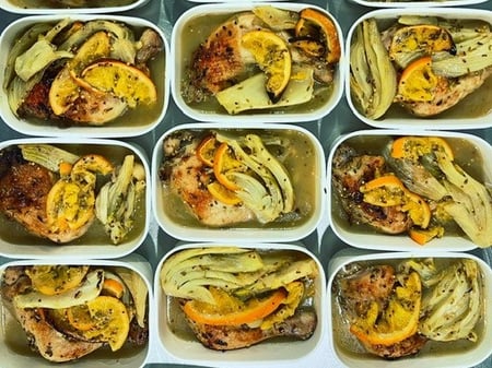 FENNEL & ORANGE ROAST CHICKEN WITH MASH & GREENS