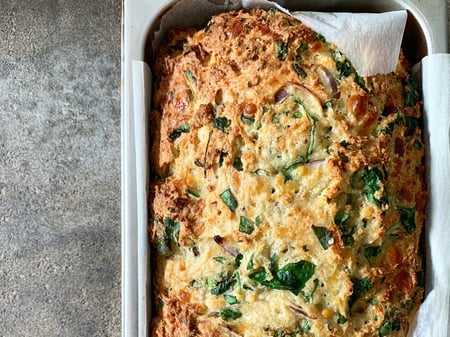 Spinach & Feta Savoury Loaf