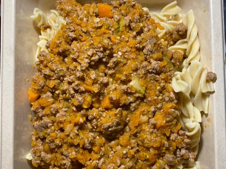 Pasta Bolognese 820 Cals