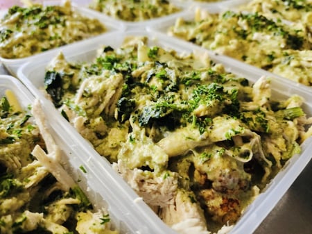 FROZEN: Broccoli, Cheese & Chicken with Roasted Cauliflower KETO