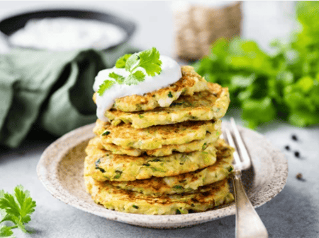 Courgette Fritters (zucchini Fritters )