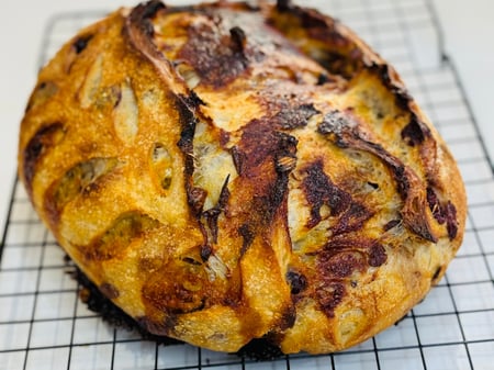 Cranberry, Walnut and Camembert Cheese Sourdough