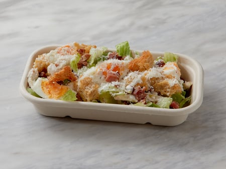 Poached Chicken Caesar Salad