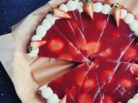 Strawberry and Cream Tart