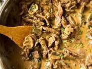 Beef Stroganoff Meatballs