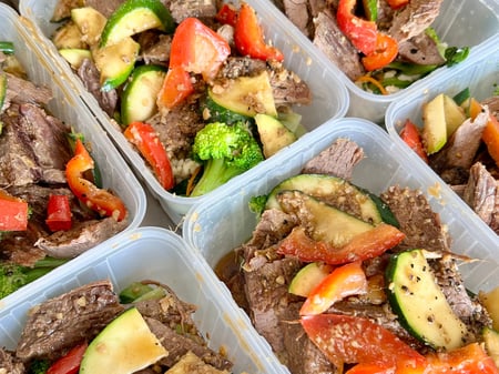 Lean - Ginger & Garlic Beef Stir Fry with Broccoli & Rice