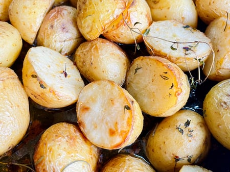 Roasted Chat Potatoes