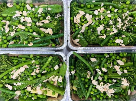 Mixed Greens with Toasted Almonds and Cranberry Vinaigrette