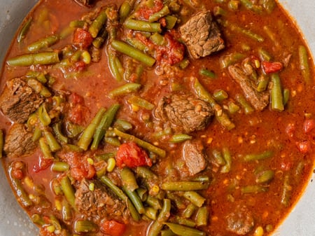 FROZEN Algerian Lamb Stew with White Beans and Coriander