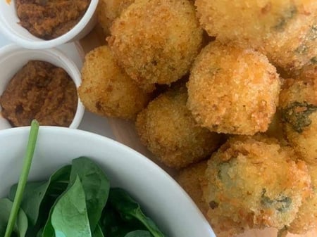 Pumpkin & Spinach Arancini