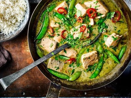 THAI GREEN SNAPPER FISH CURRY