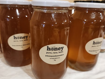 Locally grown honey