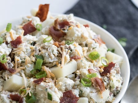 Creamy Potato and Bacon Salad