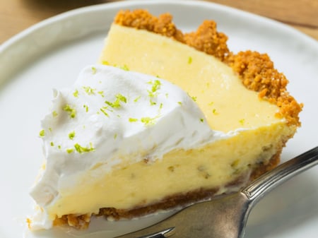 Key Lime Pie with Fingerlime (GF)