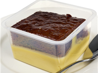 Frozen Sticky Date Pudding w/ Custard