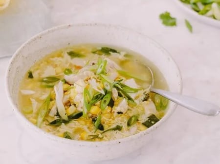 Classic Chicken & Corn Soup (Serves 2)