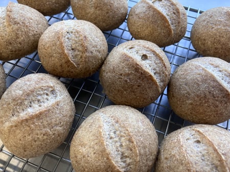 Dinner rolls - buckwheat