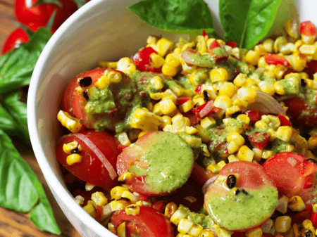 Fresh Tomato & Corn Salsa