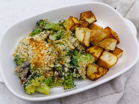 Nanna Peggy's broccoli casserole for one