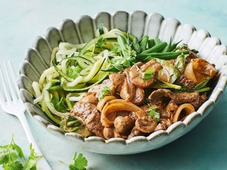 Healthy Beef Stroganoff