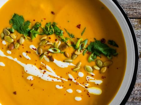 Thai Coconut Pumpkin Soup