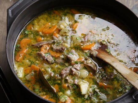 Lamb, Barley & Vegetable Soup