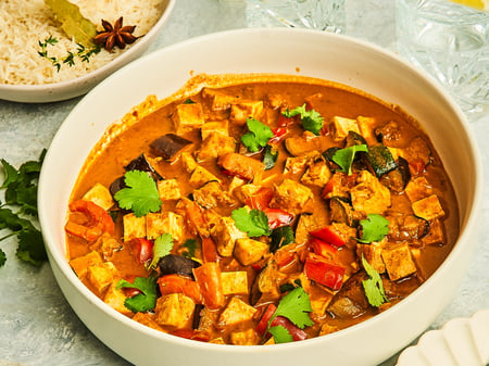 Vegan Spicy Red Tofu Curry