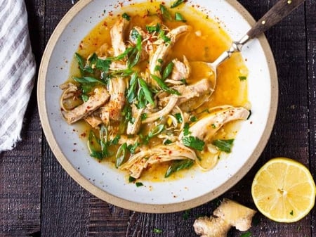 Feel Better Chicken and Ginger Soup