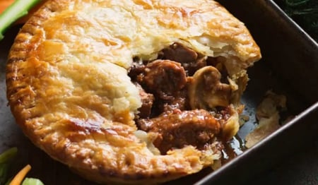 Family Beef & Mushroom Pie