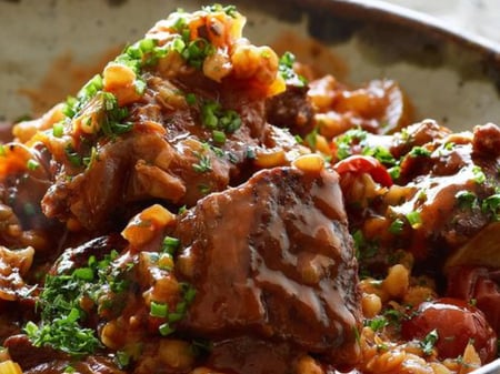 Overnight Beef, Barley and Vegetable Casserole - FROZEN DOWN