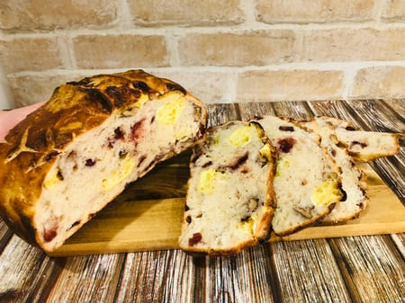 Cranberry, Walnut and Camembert Cheese Sourdough