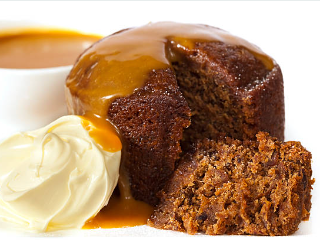 Sticky Date Pudding w/ Butterscotch Sauce