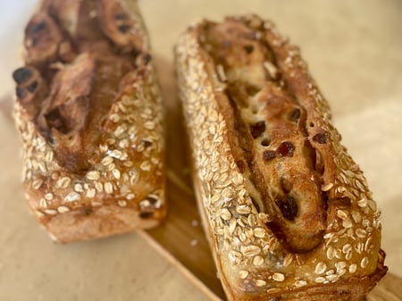 Sultana, Apple & Cinnamon Swirl Sourdough Loaf