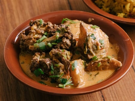 Cauliflower, Potato, Chilli Tahini and Riz