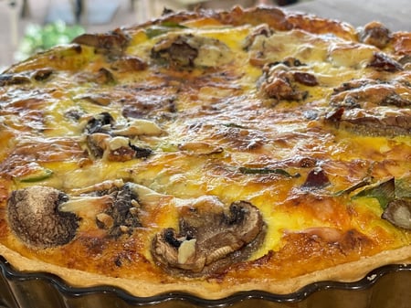 Roast Vegetable Quiche