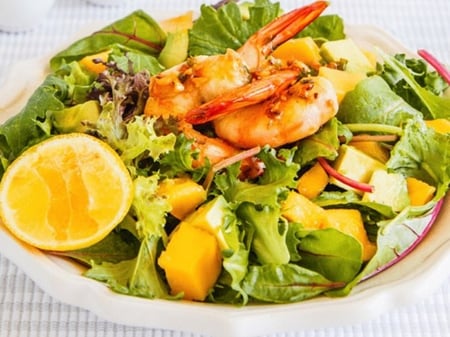 Prawn, Mango & Avocado Salad