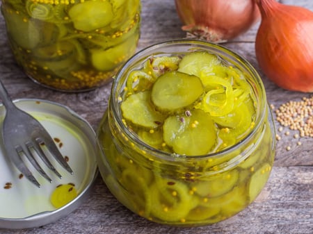 Bread & Butter Pickles (V, VE, GF, DF)