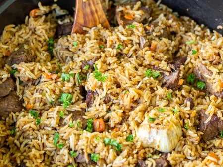 "Silk Road" Lamb Pilaf - Family Meal