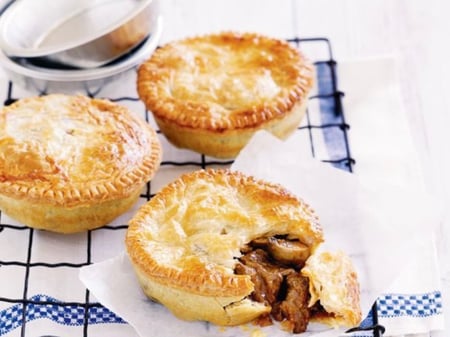 Beef Brisket and Mushroom Pies