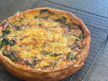 Spinach & Feta Quiche- GLUTEN FREE