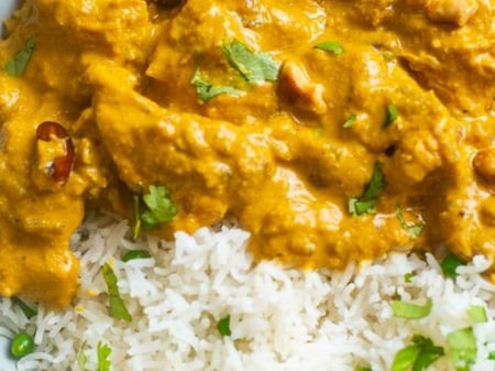 Mango Chicken Curry with Basmati Rice Large