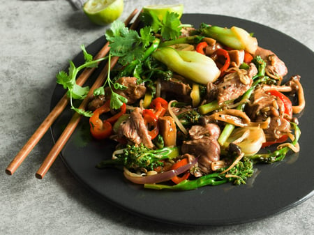 Beef & Green Vegetable Stir Fry Kit